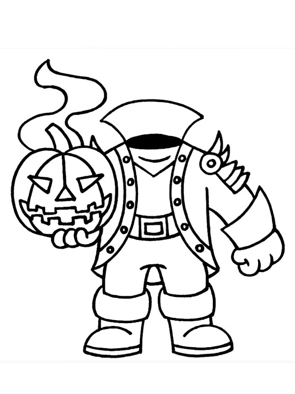 Kolorowanka roblox Headless Horseman